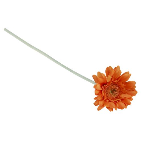 Floristik24 Fleurs artificielles Gerbera Orange 45cm
