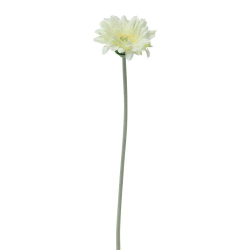 Article Fleurs artificielles Gerbera blanc 45cm