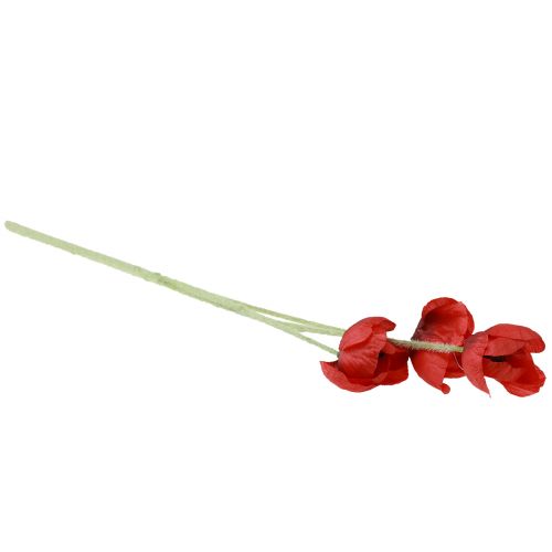 Article Fleurs artificielles coquelicot rouge 50cm