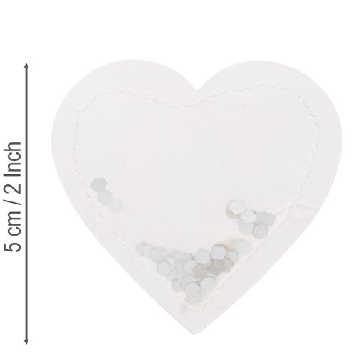 Cœurs en confettis 5 cm, 24 pièces | Floristik24.be