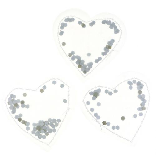 Article Coeur confettis 5cm 24 pcs
