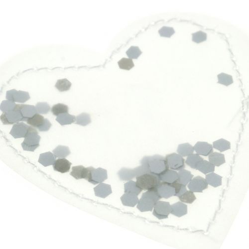 Article Coeur confettis 5cm 24 pcs