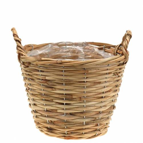 Floristik24 Panier panier osier Ø25cm haut panier fleuri 20cm pour plantation