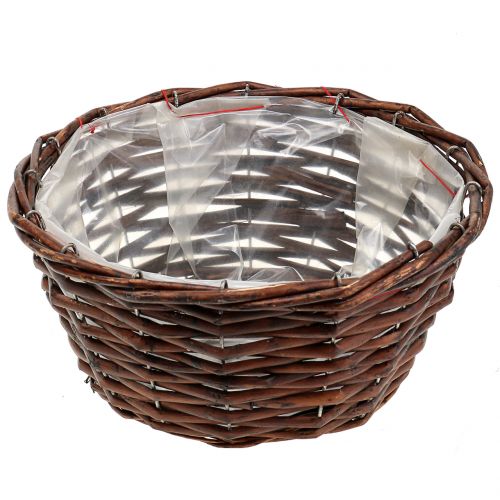 Floristik24 Panier rond pour planter la nature Ø25cm