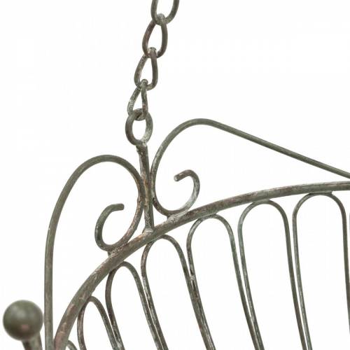 Floristik24 Panier à fleurs corbeille à plantes décoratives métal lavé blanc rouille Ø28/22cm lot de 2