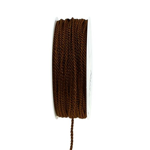 Floristik24 Cordon Marron 2mm 50m