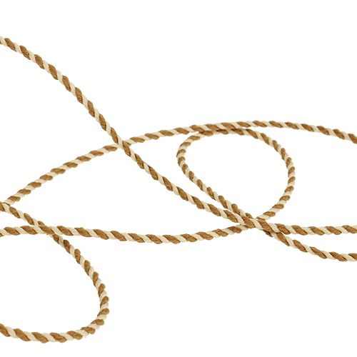 Floristik24 Cordon crème-caramel 1mm 25m