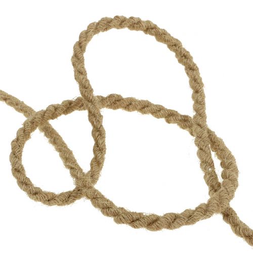 Floristik24 Cordon jute naturel Ø6mm 9m