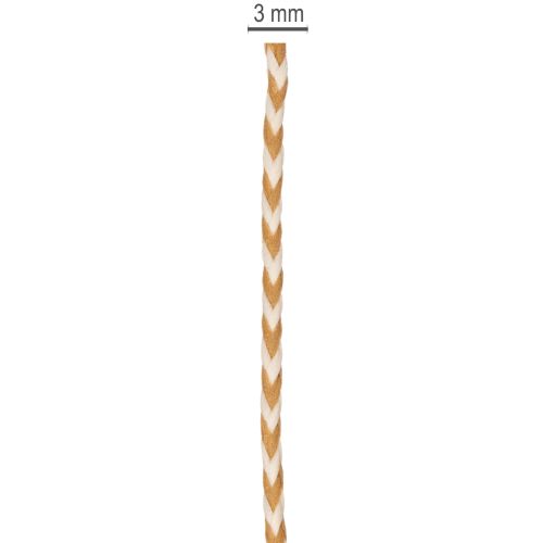 Ruban cadeau, cordon bicolore, 3 mm, 20 m | Floristik24.be