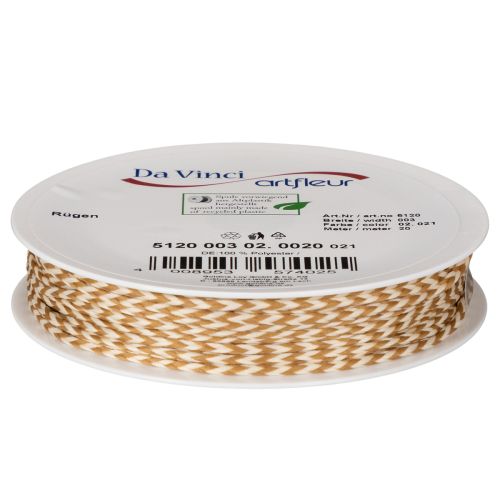 Ruban cadeau, cordon bicolore,