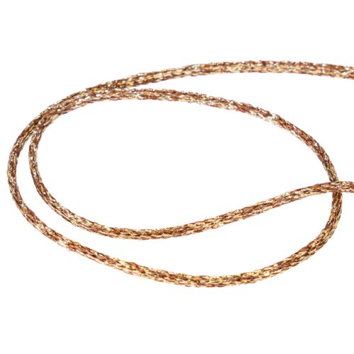 Cordon décoratif brillant en rouleau pour loisirs créatifs et décoration, 3 mm d'épaisseur, 20 m de long | Floristik24.be