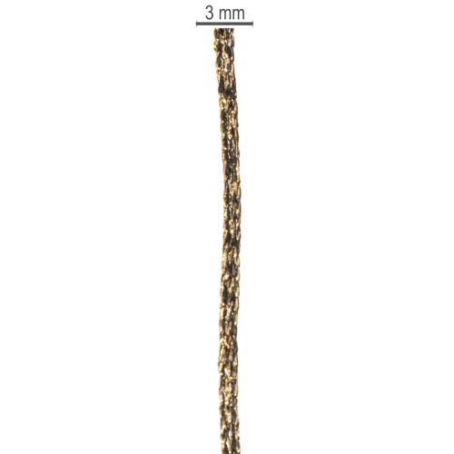 Cordon brillant pour emballage cadeau et décoration, 3 mm, 20 m | Floristik24.be