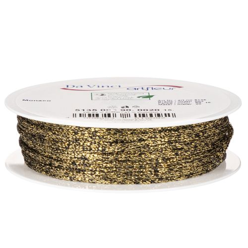 Cordon brillant pour emballage cadeau et décoration, 3 mm, 20 m | Floristik24.be