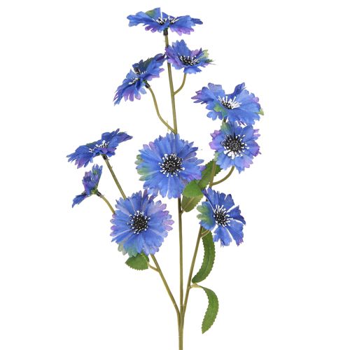 Floristik24 Bleuet artificiel bleu 55 cm 6 pièces