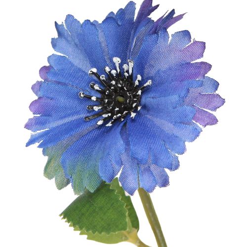 Floristik24 Bleuet artificiel bleu 55 cm 6 pièces