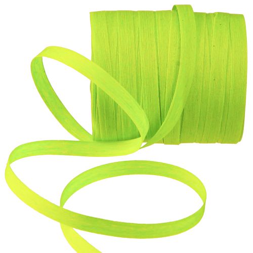Article Ruban à friser ruban en coton durable vert 10mm 100m