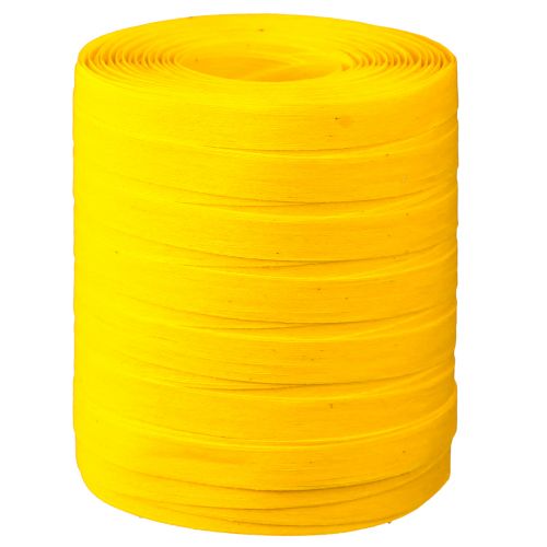 Article Ruban à friser ruban cadeau coton jaune 10mm 100