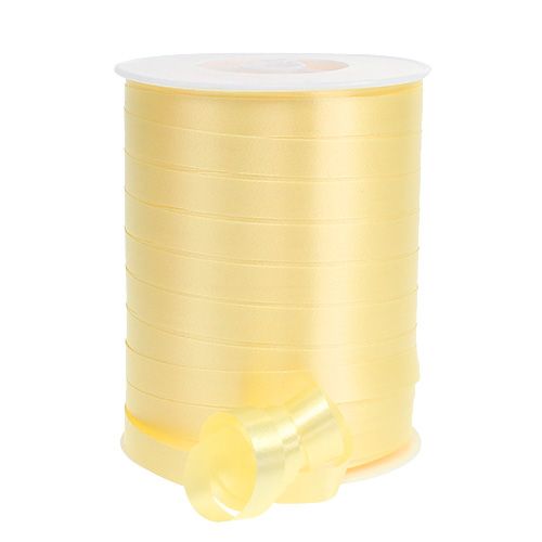 Article Ruban à friser jaune clair 10mm 250m