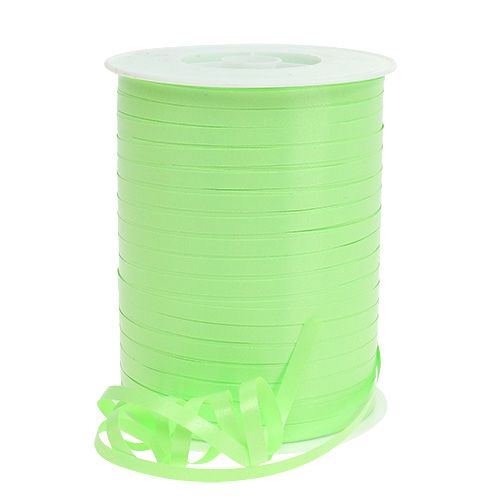 Floristik24 Ruban à friser vert clair 4,8mm 500m