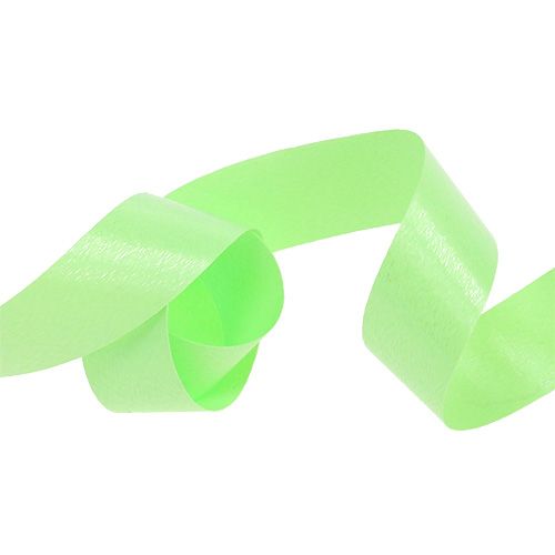 Floristik24 Ruban à friser vert citron 10mm 250m