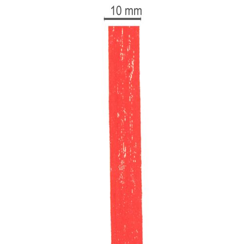 Ruban frisé rouge, emballage cadeau durable, rouleau de 10 mm x 100 m | Floristik24.be