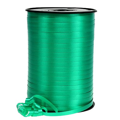 Floristik24 Ruban à friser ruban décoratif vert 5mm 500m