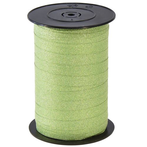 Floristik24 Ruban décoratif Magnetico Vert Métallisé 10mm 100m