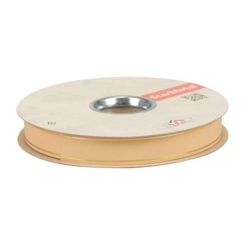 Article Ruban à friser ruban cadeau abricot bord doré 19mm 100m