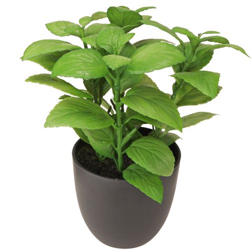 Article Herbes artificielles basilic thym romarin Ø11,5cm 3pcs