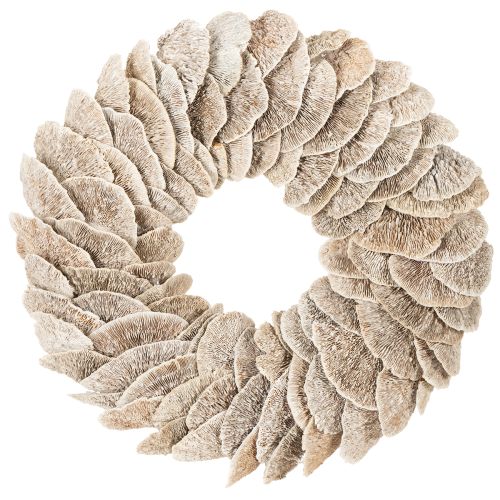 Couronne en éponge naturelle en forme d'arbre, 37 cm