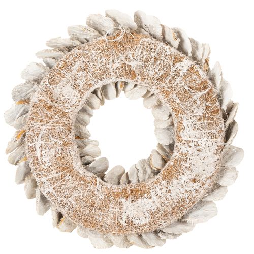 Couronne en éponge naturelle en forme d'arbre, 37 cm | Floristik24.be