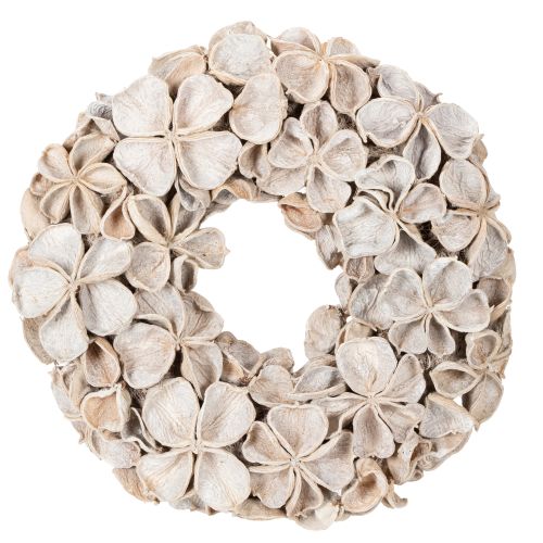 Couronne de lotus, décoration naturelle, fleurs séchées, 35 cm acheter | Floristik24.be