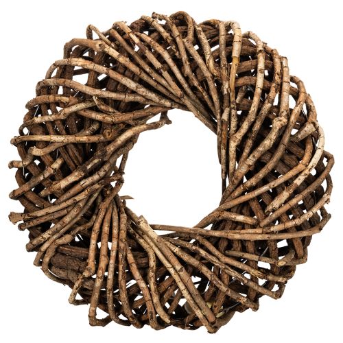 Couronne en brindilles naturelles, couronne ronde en rotin pour loisirs créatifs, 35 cm acheter | Floristik24.be