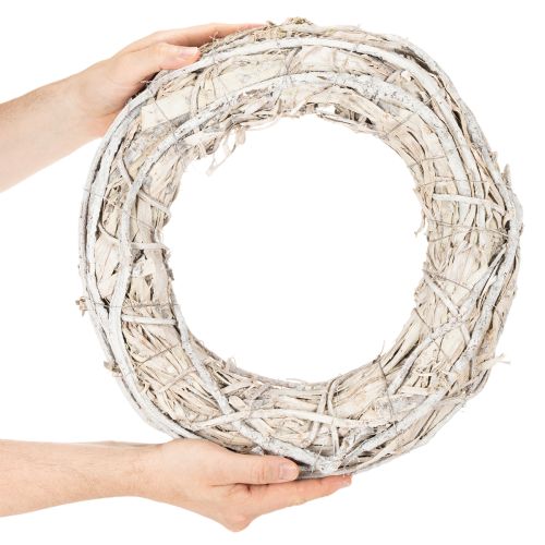 Couronne de branches pour porte, grande décoration 40 cm | Floristik24.be