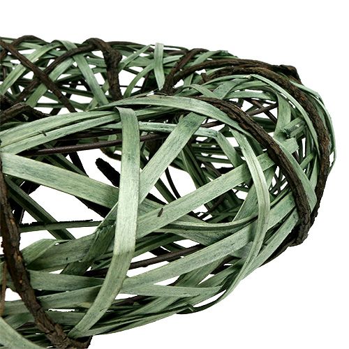 Floristik24 Guirlande de saule et écorce grande vert Ø45cm