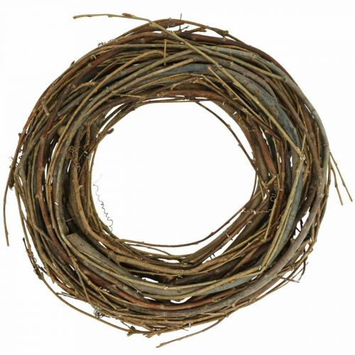 Floristik24 Couronne saule porte couronne saule couronne décorative nature Ø30cm