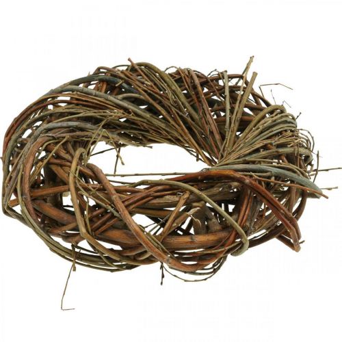 Floristik24 Couronne saule porte couronne saule couronne décorative nature Ø30cm H8cm