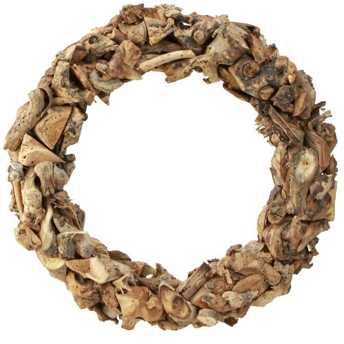 Floristik24 Couronne bois de racine couronne en bois naturel décoration de table rustique Ø40cm