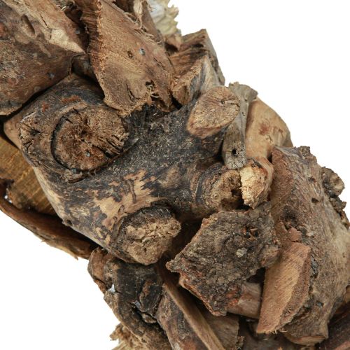 Article Couronne bois de racine couronne en bois naturel décoration de table rustique Ø40cm