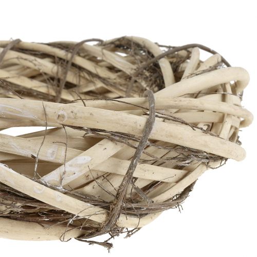 Floristik24 Couronne de saule et branches naturel Ø39cm