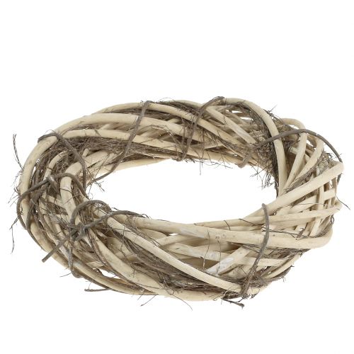 Floristik24 Couronne de saule et branches naturel Ø39cm