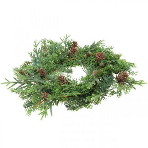 Floristik24 Couronne de Noël avec cônes Couronne de l'Avent artificielle Ø40cm
