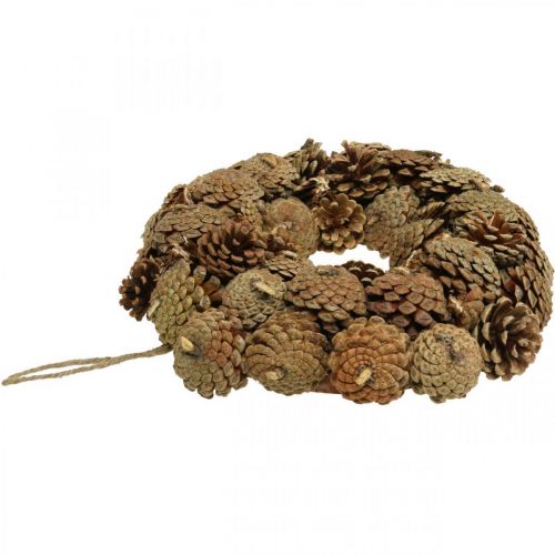 Article Couronne de porte couronne de pommes de pin naturel Ø30cm