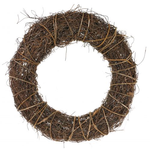 Couronne de vigne avec saule Ø30cm