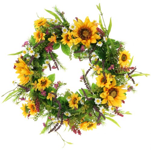 Article Couronne de tournesols Ø40cm