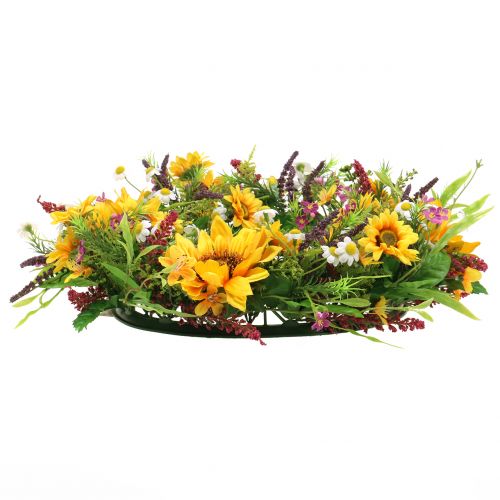 Floristik24 Couronne de tournesols Ø40cm