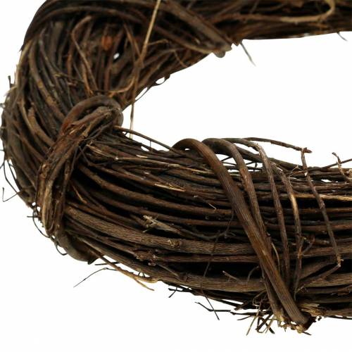 Floristik24 Guirlande décorative saule Ø20cm guirlande de porte naturelle ou couronne murale