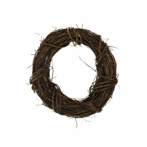 Floristik24 Guirlande décorative saule Ø20cm guirlande de porte naturelle ou couronne murale