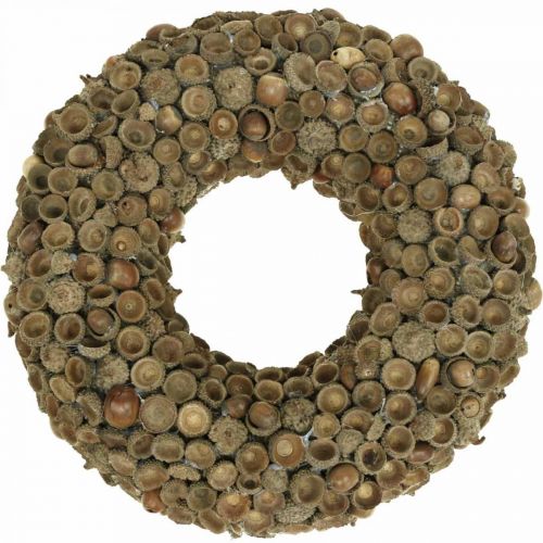 Floristik24 Décoration automne couronne de glands naturel Ø30cm