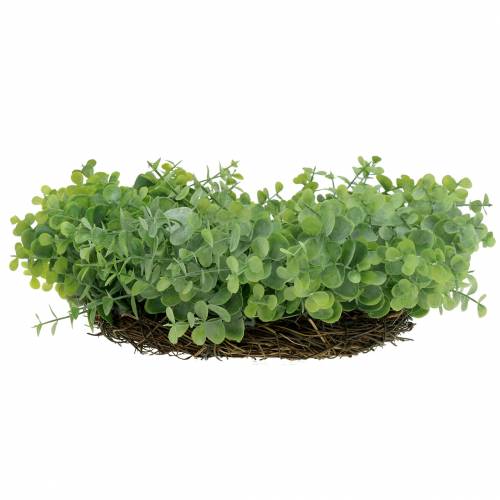 Article Couronne eucalyptus vert Ø36cm